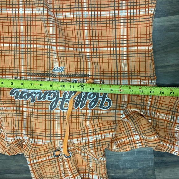 Helly Hansen Orange Checkered Hoodie - Picture 4 of 4